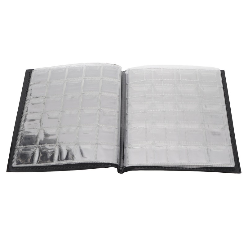 Coin Collecting Holder Album 250 Pockets Transparent PVC Thick Waterproof
