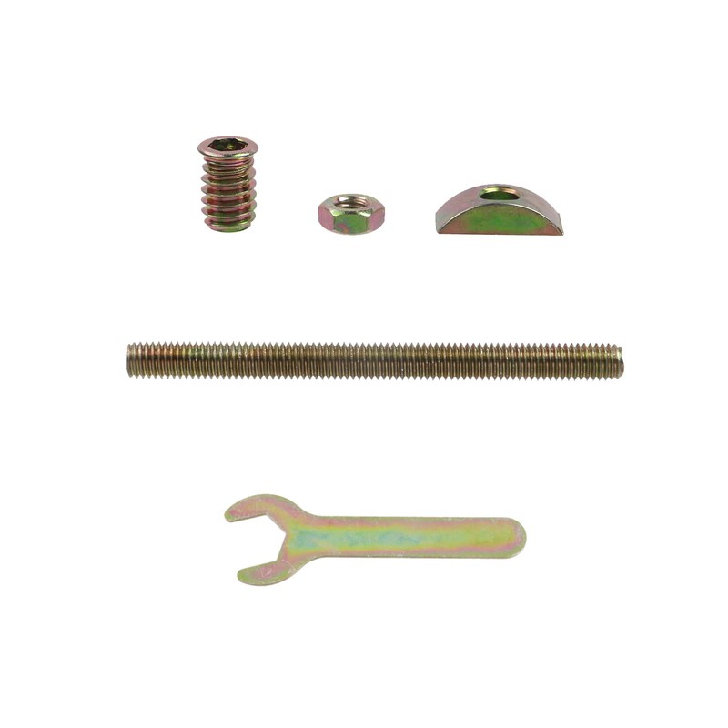 Semetall 10 Sets Bed Frame Hardware Connector Kit,M8x100 mm Countertop