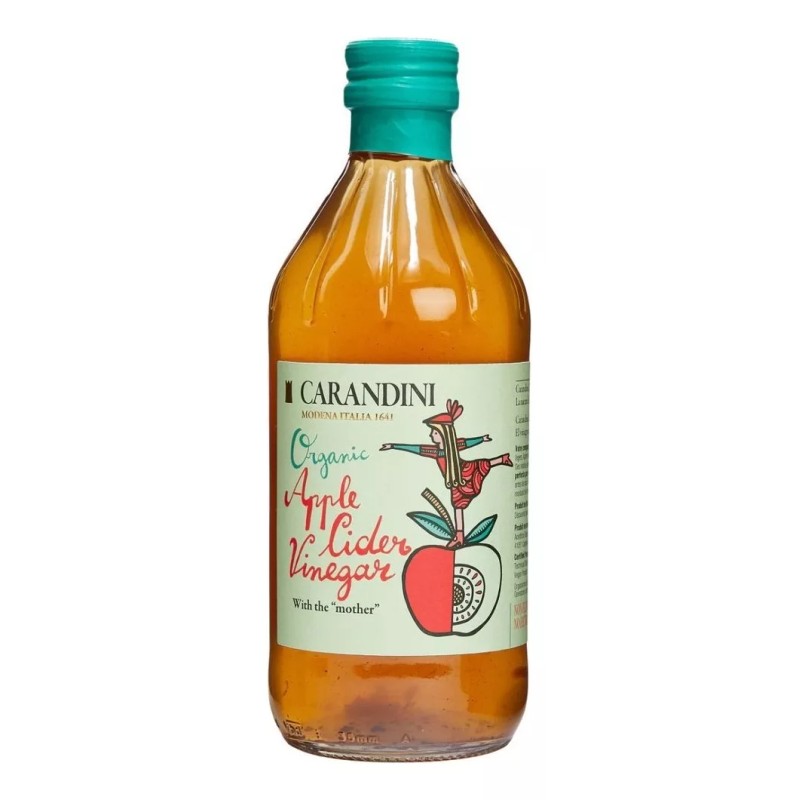 Carandini Vinagre De Manzana Orgánico Con Madre 500 Ml -