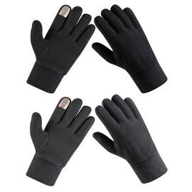 ONESING 2 Pairs Winter Gloves for Women Touchscreen Gloves Winter Gloves Women Warm Gloves Fleece Gloves for Women Cold Weather
