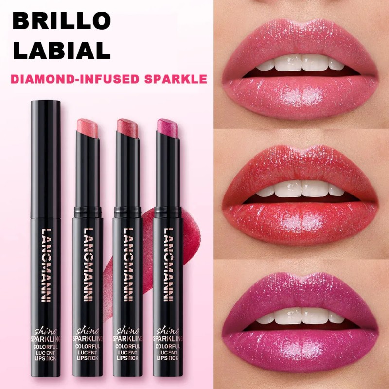 Lapiz Labial Nacarado Hidratante Larga Duracion