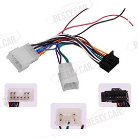 16pin Car Radio Stereo Wiring Harness for Pioneer Headunits Compatible for Toyota Subaru Forester Legacy Outback WRX (Not Fits for JBL Cars)