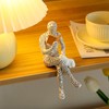 Home Decor Thinker Statue Pulp Reading Women Aesthetic Bookworms Abstract