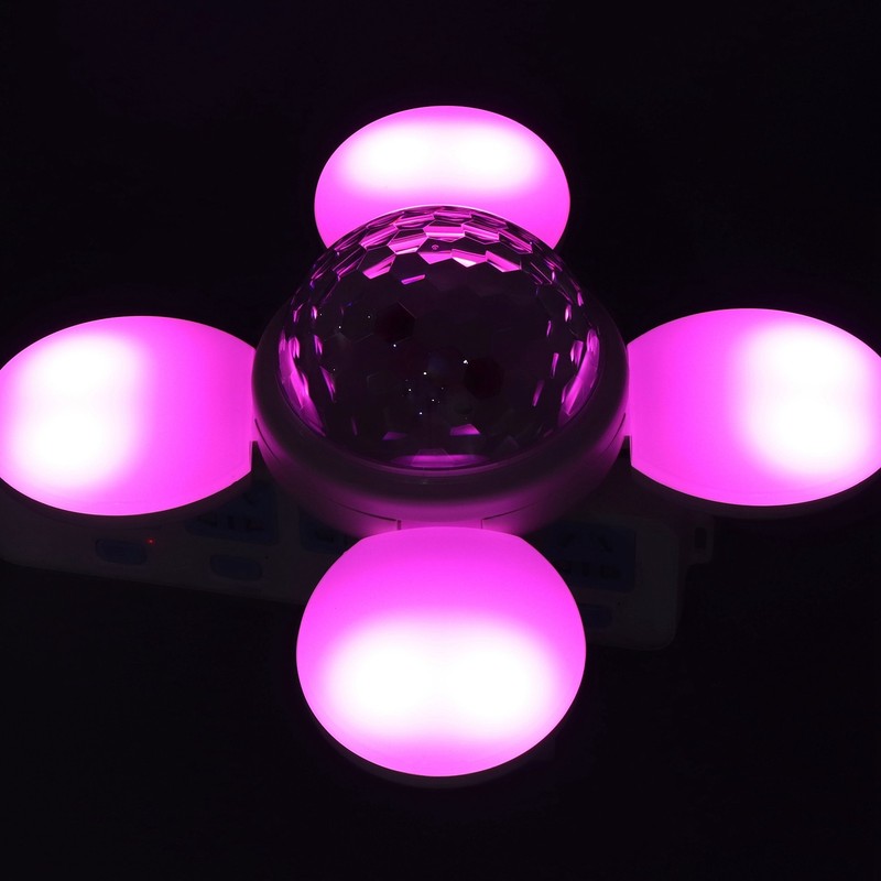 LED Bluetooth Light 48W 85‑265V E27 Ceiling Lamp RGBW Remote