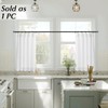 30x48 Inch Length Kitchen Window Cafe Curtains Over Sink,Modern Farmhouse