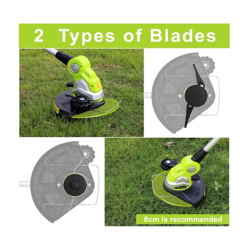 Yougfin Cordless Lawn Trimmer Weed Wacker 3 in 1, 20V