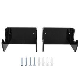 2PCS Long Skateboards Storage Rack Longboard Wall Hanging Holder for Bedroom Living RoomBlack