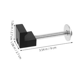 Zerodeko 4pcs Heavy Duty Aluminum Alloy Tool Box Clamps for Pickup Truck J Shaped Design Easy Installation Secure Mounting for Truck Toolbox Accessories