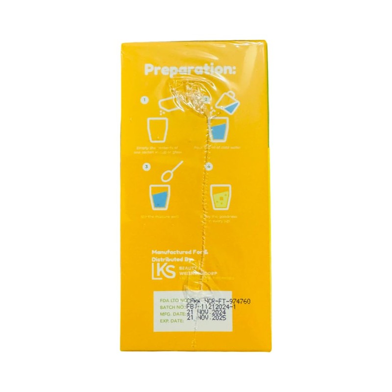 Hello Bloom Glow Reduced L-Glutathione Powder Juice Drink (10 Sachets