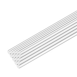 M METERXITY 15-Pack Acrylic Round Rods 11.81x0.12in/300x3mm