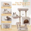 FISH&NAP Cute Cat Tree Kitten Cat Tower for Indoor Cat