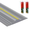 ToLanbbt 20Ft/6M Universal Garage Threshold Seal Strip with 300ml Black