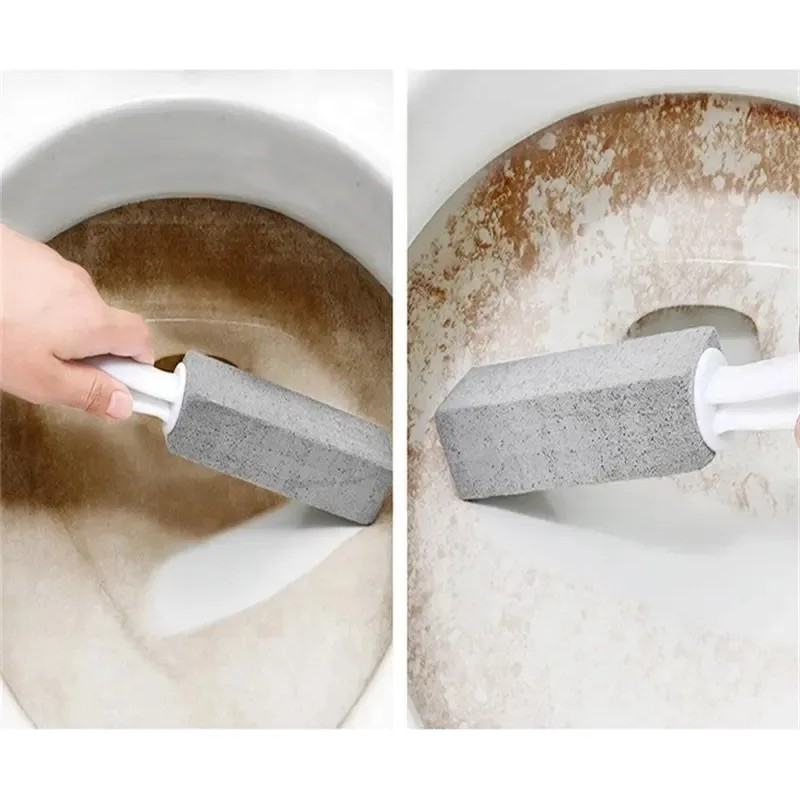 6 Pcs Limpieza Inodoro De Baño Cepillo Piedra Pómez+ Guantes