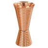 Fluted Copper Double Side Jigger