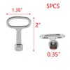 T Tulead 5PCS Square Socket Wrench Key 2"1.5" for Drawers,