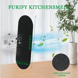 18 Pieces Ceiling Fan Filters For Blades, Fan Filters For Ceiling Fan Blades, Barnacle Air Filter, Reduce Dust, Pollen, Pet Dander, With Adhesive Backing, For Bedroom And Living Room (Black）