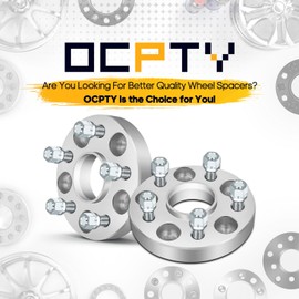 OCPTY 5x4.75 Wheel Spacers Adapters 1 inch Real Forged Spacers with 14x1.5 ThreadSize 66.9mm Hub Bore fits 2010-2016 for LaCrosse 2PCS