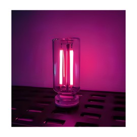 BWBWND USB LED Car Interior Atmosphere Light, Plug-in USB Interface Ambient Light Retro Car Lamps, Portable Automotive Touch Control Charging Night Lights Interior Decor Lamp (Pink)