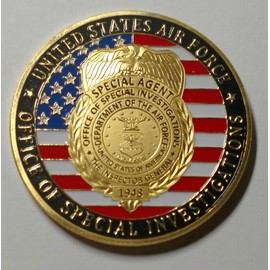 Air Force OSI Office of Special Investigations Special Agent #1416 Military Honor Challenge Coin