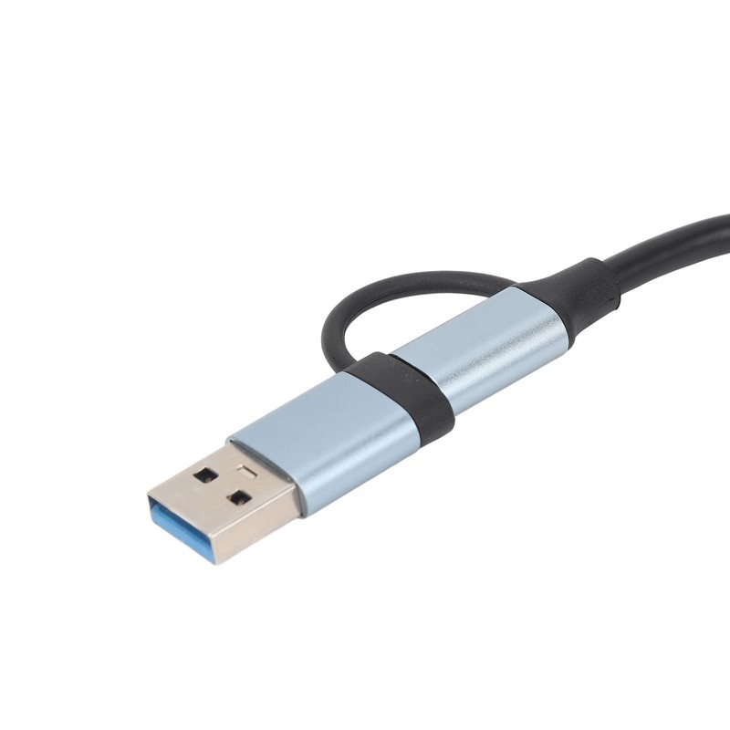 8 In 1 USB C Hub Aluminium Alloy with 1