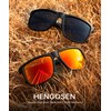 HENGOSEN Polarised Sunglasses Men Sports: Mens Sunglasses Fishing Driving Running