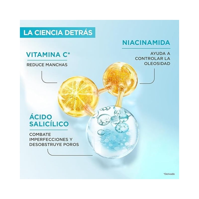 Kit Garnier Rutina Express Aclara Anti Acné Ácido Salicílico 3