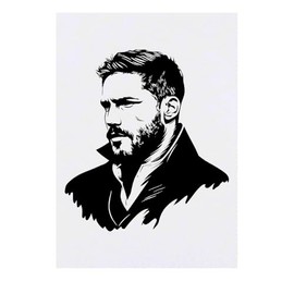 Azeeda 'Männlicher Mann' Temporäres Tattoo - Hautfreundlicher & Ungiftiger Abziehbild · Wasserfest (TO00077297)