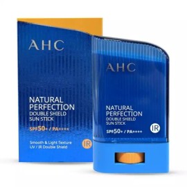 Sangse Jeongbo Byeoldo Pyo gi AHC 내추럴 퍼펙션 더블 쉴드 선스틱 SPF50+ PA+ 22g AHC Natural Perfection Double Shield Sunscreen Stick SPF50+ PA+ 22g