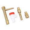 G3/4 Brass Quick Water Intake Valve Key Brass Quick Coupler