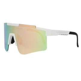 Yelid Cycling Glasses Quick Glasses Rave Sunglasses Men Women Windproof UV 400 Safety Glasses Sports Glasses for MTB Road Bike Cycling Ski Golf Running Fishing