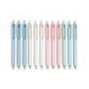 U Brands U-Eco Recycled Gel Click Pens, Set of 12,