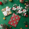 RUSPEPA Christmas Kraft Wrapping Paper Roll - Mini Roll -