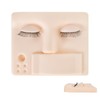 3-in-1 Lash Mannequin Head, Eyelash Extension Mannequin Head, Realistic Makeup