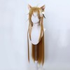 Cosplay Wig Long Straight Adjustable Exquisite Game Anime Cosplay Synthetic