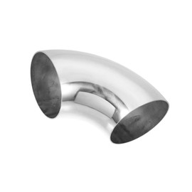 Motoforti OD 4.5 Inch 90 Degree SS304 Stainless Steel Bend Tube Exhaust Elbow Pipe for Car Exhaust System 0.08" Wall Thickness Piping Silver Tone Long-lasting