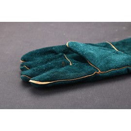PETSOOO Pet Bite-proof Gloves Animal Handling Gloves Strengthen Leather Pet Reptile Handling Gloves Bite Resistant Protection Gloves for Dog Cat Bird Snake Parrot Lizard Reptile Bathing Grooming
