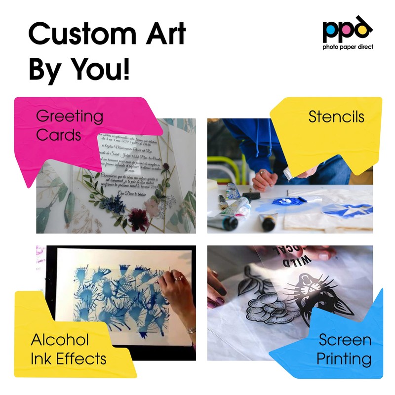 PPD 10 x A4 Inkjet Premium Overhead Film for Full-Colour