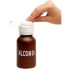 Menda 35601 HDPE 8oz Alcohol Dispensing Bottle, with Lasting-Touch Pump,
