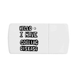 'I Have Coeliac Disease' Pill Box with Tablet Splitter (PI00004886)
