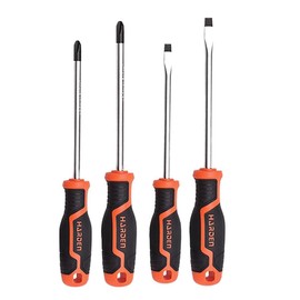 HARDEN Magnetic Screwdriver Set Heavy Duty Fixed Bar 4 piece Soft Handle screw driver kit