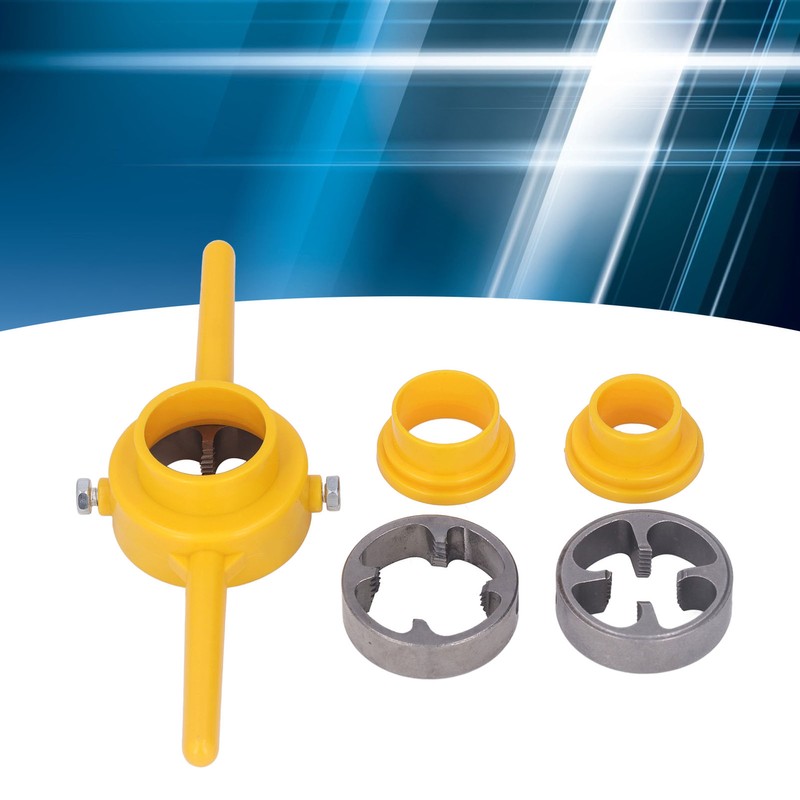 6Pcs Tap Die Set NPT 1/2in 3/4in 1in Alloy Steel