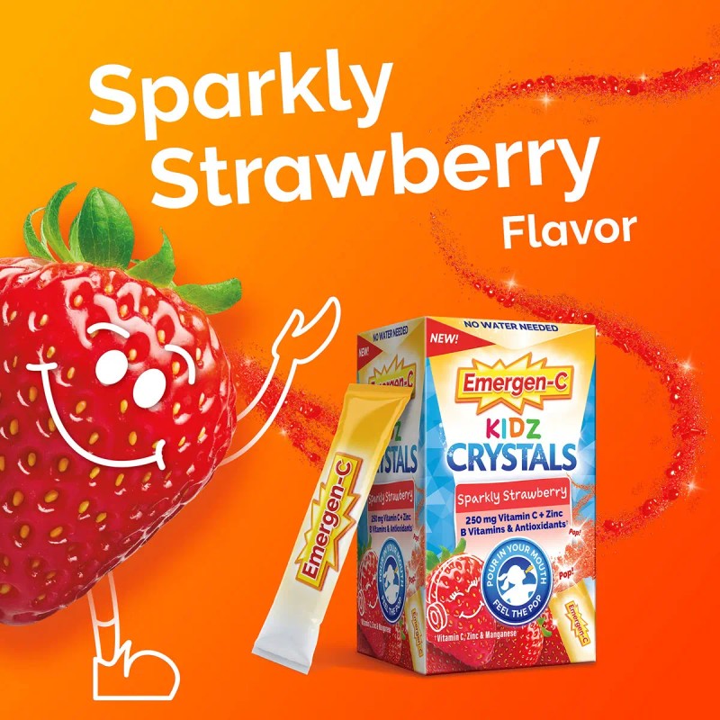 Emergen-c Kidz Crystals, On-the-go Immune Support Supplement
