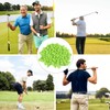 DILUSILK Golf Tees Plastic, 100 PCS 21MM Small Green Golf