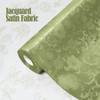 KKJIAF Sage Green Satin Jacquard Fabric 5 Yard, 60 Inch