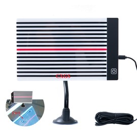 Line Board Dent Reflection Lines Board Paintless Dent Repair Light with Suction Cup Base Professional Dent Removal Reflector Board Adjustable 3 Different Brightness Stripe Line Board for Car Repair