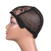 DilussoTrends Black Extra Small Breathable Mesh Wig Cap