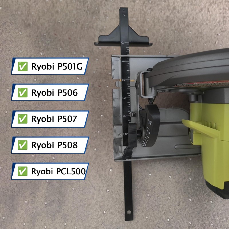 Edge Rip Guide for Ryobi P508 Circular Saw, Replacement Rip