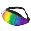 Rainbow Wash Fanny Pack Belt Bag for Women Men Bum