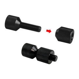 2 Stück Flansch Ausrichtungsstift, Aluminium Rohrflanschausrichter Doppelloch Verbindungsstift 1-1/8" Set, für Große Maschinen 0,5 Bis 14“ Autoschiffen Haken/Bremssättel/150LB Flansche (Kein Ebene)