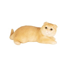 Uvia Lying Scottish Fold Bare Ears (Mini) 6.5 x 4.2 x 2.7 cm Doll Figurine Figurine Animal Garden Decoration Cat H24008